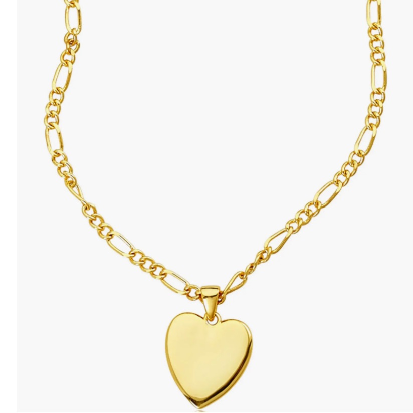 Adornia Chain Heart Pendant Necklace